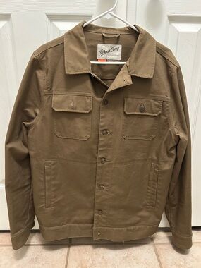 Duck Camp Mens Brush Jacket Large in Pin Oak
